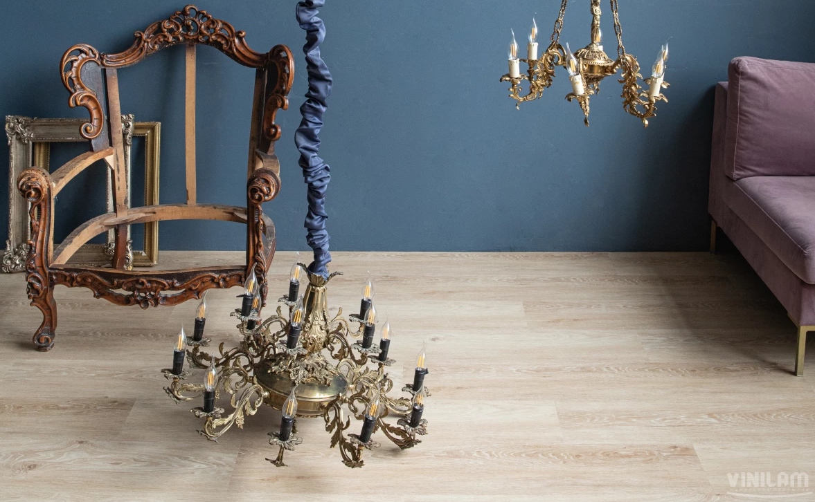 Кварцвинил Vinilam Glue Luxury 33555 Дуб Сарагоса Glue