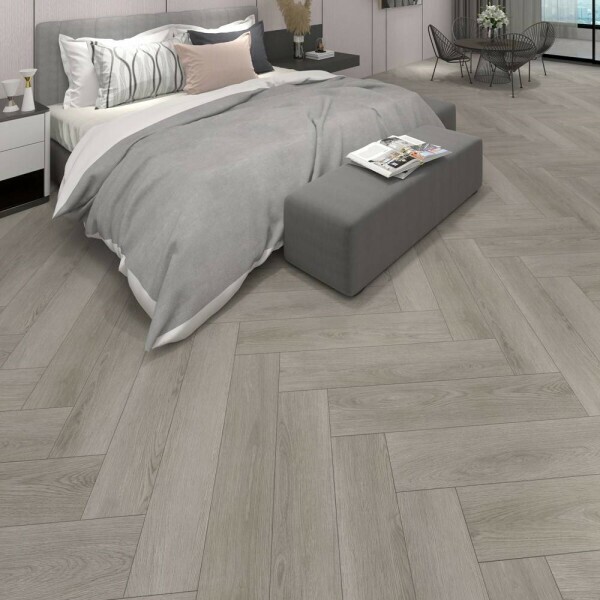 Виниловый пол CALITEX SPC Elementals District Herringbone Click ES503 610x150x4