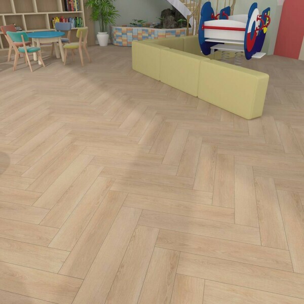 Виниловый пол CALITEX SPC Elementals Fitzroy Herringbone Click ES703 610x150x4