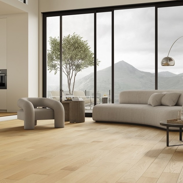 Кварцевый паркет Quartz Parquet Классик Дуб Медовый Раф 463 5/0,6 мм, 400-1220х152х5