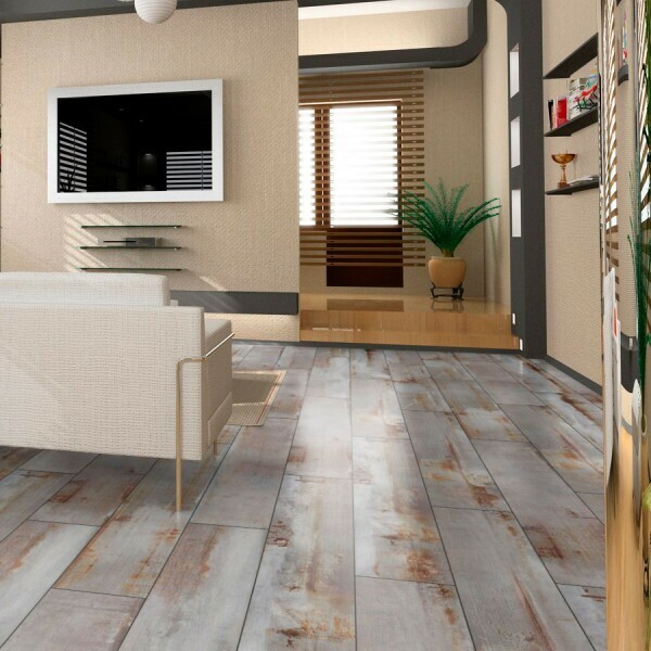 Ламинат Kronotex (Кронотекс) Exquisit Подержанный металл D4801 1380x193x8