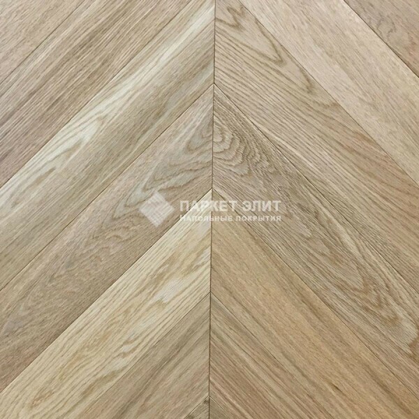 Паркет Wood Bee французская ёлка Chevron Дуб Select 510x92x12