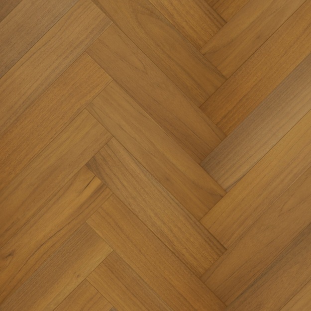 Кварцевый паркет Quartz Parquet Штучный паркет Тик Южноамериканский 44-400-71 5/0,6 мм, 400х100х5