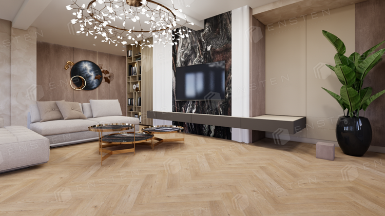 Кварцвиниловый SPC ламинат Ensten Valland Parquet Олива ECO 103-04 600х125х4