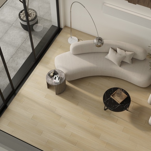 Кварцевый паркет Quartz Parquet Классик Дуб Испанский 404 7/1,2 мм, 400-1220х152х7