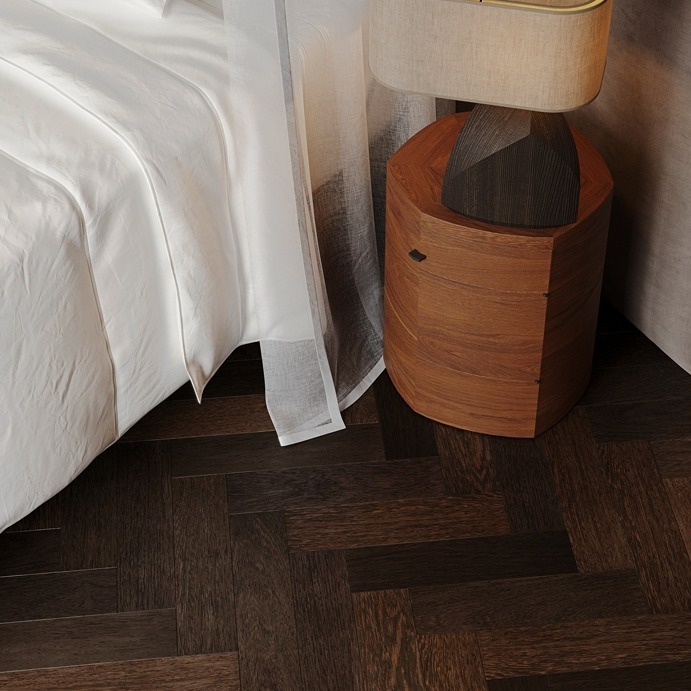 Кварцевый паркет Quartz Parquet Штучный паркет Венге Африканский 44-550-64 5/0,6 мм, 400х100х5