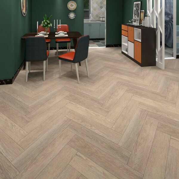 Виниловый пол CALITEX SPC Elementals Dockland Herringbone Click ES203 610x150x4