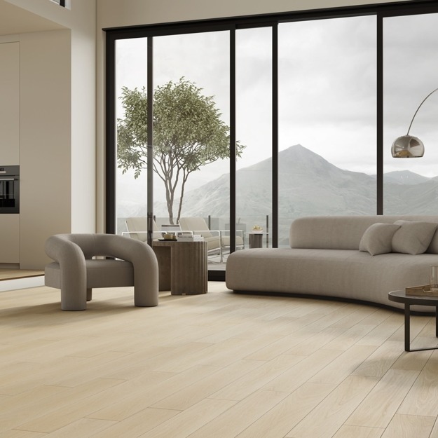 Кварцевый паркет Quartz Parquet Классик Дуб Испанский 404 7/1,2 мм, 400-1220х152х7