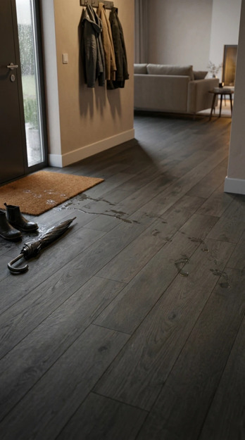 Ламинат Quick Step Perspective Wood Дуб селект пепельно-коричневый 1380x156x9мм PW9074