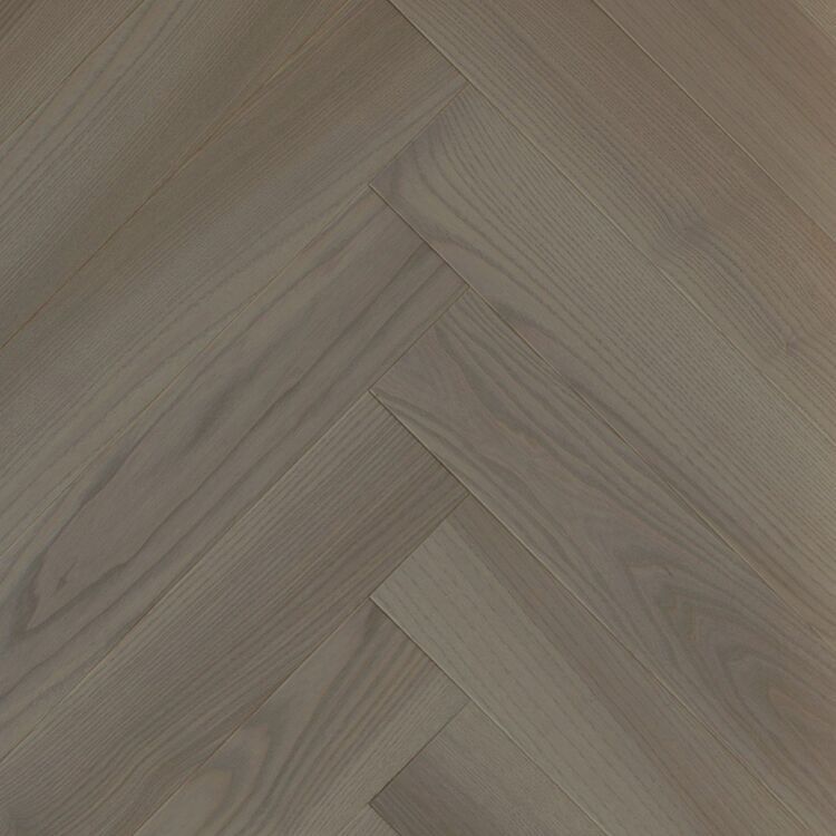 Паркетная доска Ёлка ESTA PARKET Ясень 24013 Herringbone Elegant  Chateau Pores 600x100x14 мм