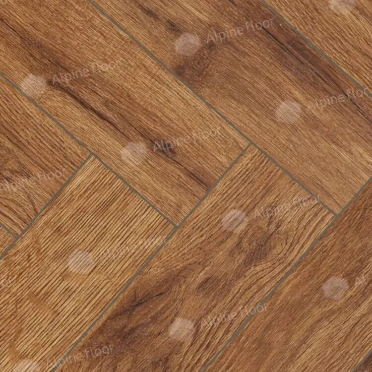 Ламинат Alpine Floor Herringbone 10 Дуб Калабрия LF107-09, 600х100х10мм