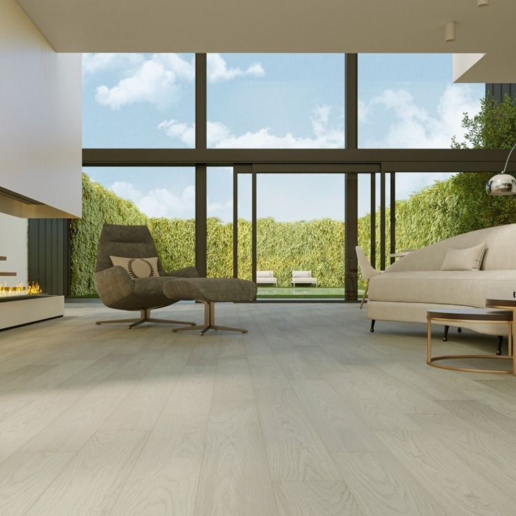 Кварцевый паркет Quartz Parquet Классик Дуб Песочный 408 7/1,2 мм, 400-1220х152х7